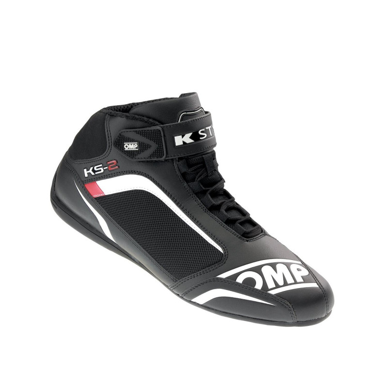 Chaussures Karting Omp Ks-2  Noir/Blanc /Rouge